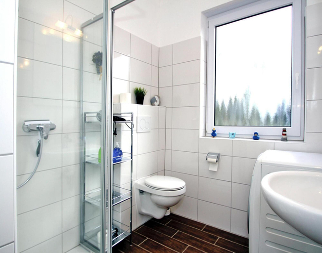 Bathroom, Ferienhaus Albatros in Nessmersiel, Aurich