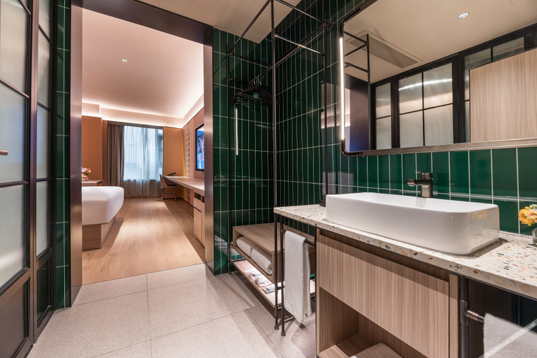 Bathroom 3, Orange Hotel Wuxi Railway Station North Square, Wuxi