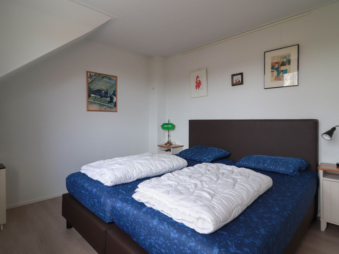 Bedroom 3, Modern Villa in Makkum With Garden, Wûnseradiel