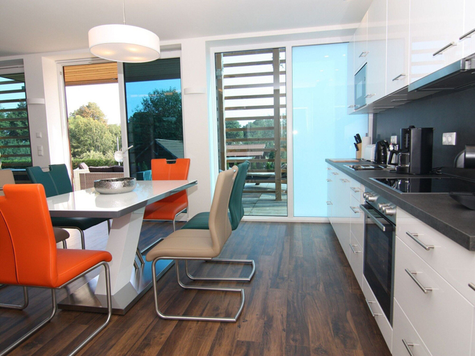 Private kitchen, Chalet mit Aussensauna in Wendorf, Ludwigslust-Parchim