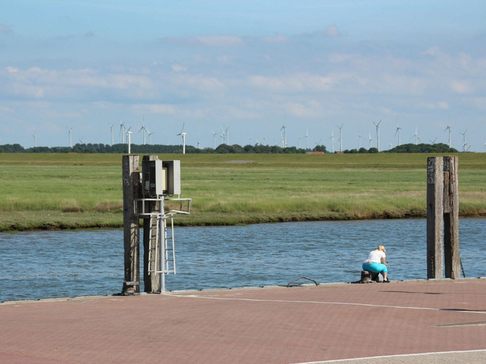 View from property 5, Ferienhaus in Nessmersiel am Nordseestrand, Aurich