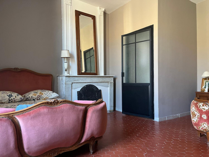Bedroom 2, Demeure Sainte Clotilde, evenementiel et chambres d'hotes a Neffies, Hérault