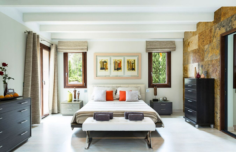 Bedroom 2, Villa Raconet in Cala Sant Vicen, Baleares