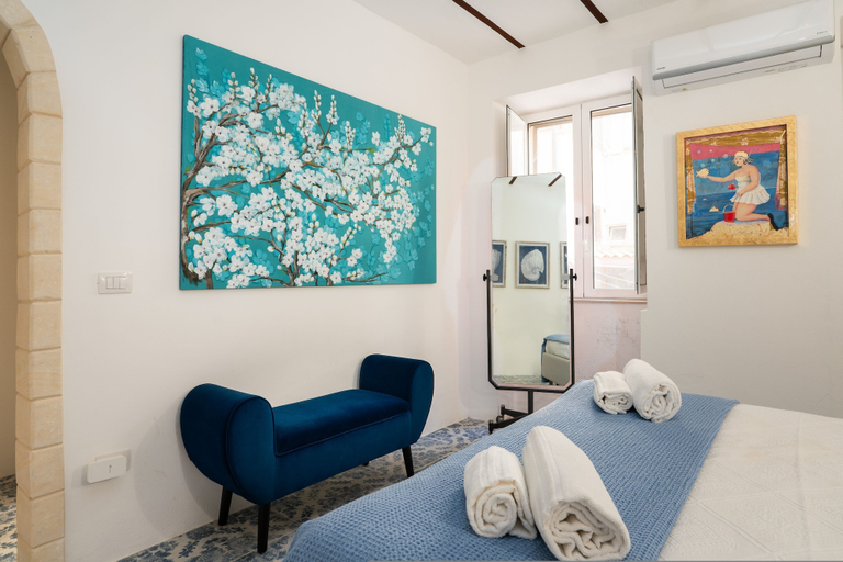 Bedroom 5, Ortigia Courtyard Apartment, Syracuse