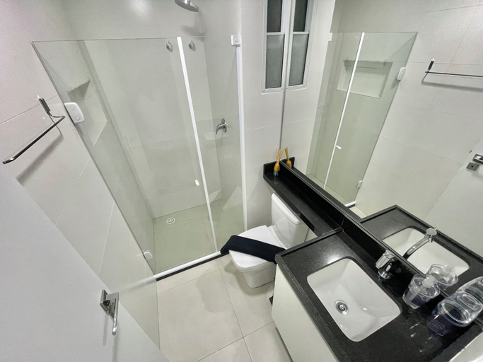 Bathroom, RN Studio Premium 102 - Vista Mar, Maceió (capital)