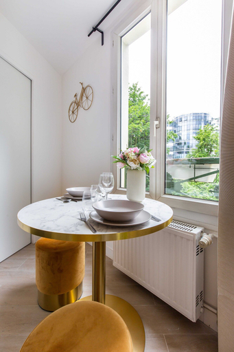 Dining 2, Cosy Studio - Parc des expositions / Tour Eiffel 13, Paris
