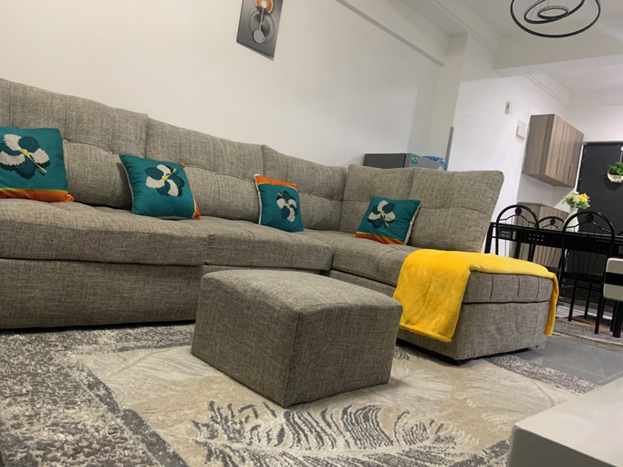 Living area 3, Beautiful 1-bed Apartment in Nairobi, Dagoretti North