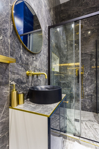 Bathroom 5, Moderne Apartment - 1br/4p - AC - Champs-elysees, Paris