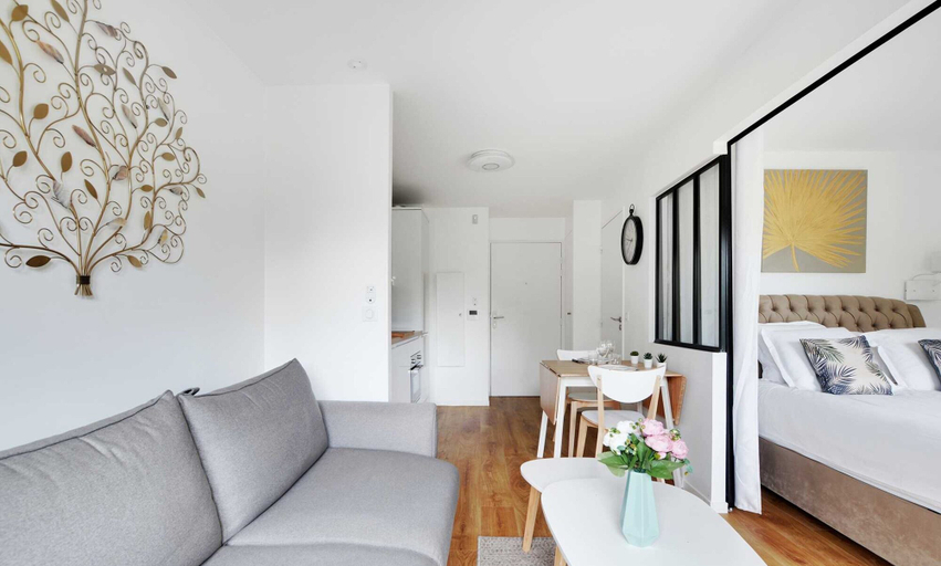 Private kitchen 4, Comfortable apartment - 1BR/4P - Sacré Cœur, Paris