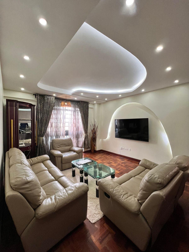 Living area 5, Cosy Nairobi 1bdr Apartment for Two in Westlands, Westlands