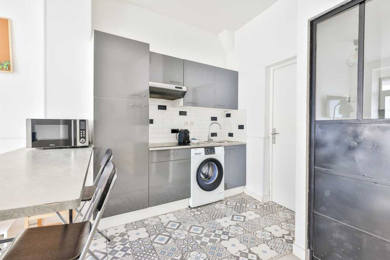 Private kitchen, Bright apartment - 1BR/4P - Gare, Paris
