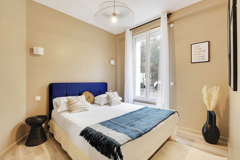 Bedroom 3, Charming 1-bedroom Apartment in Vibrant 19th Arrondissement, Paris