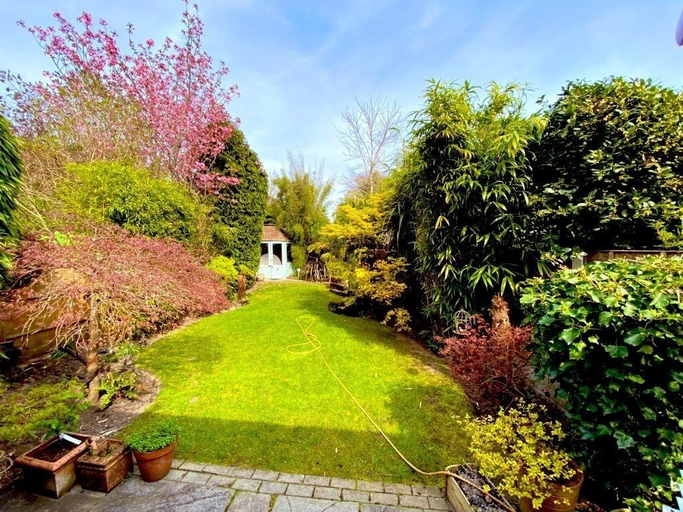 Property grounds, Luxury Central Hale Living, Trafford