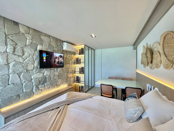 Bedroom 2, RN Studio Premium 613 - Frente Mar, Maceió (capital)