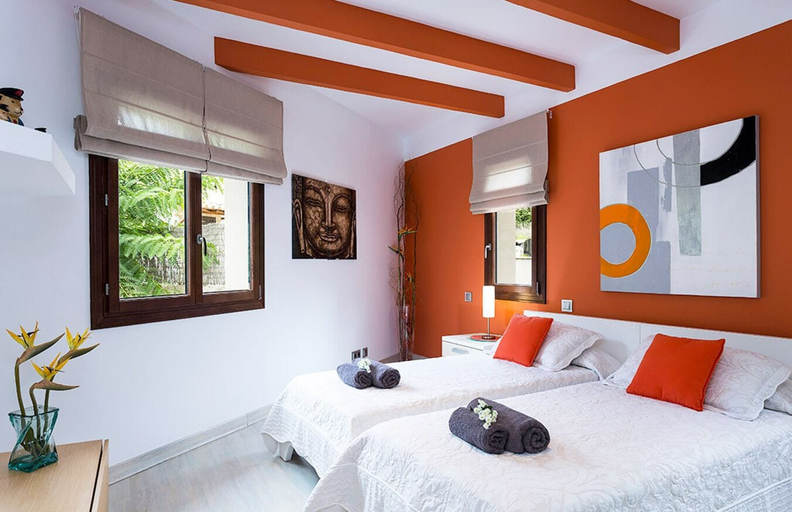 Bedroom 4, Villa Raconet in Cala Sant Vicen, Baleares