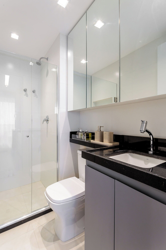 Bathroom, RN Studio Premium 918 - Vista Mar, Maceió (capital)