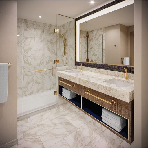 Bathroom 4, Hard Rock Hotel & Casino Bristol, Bristol