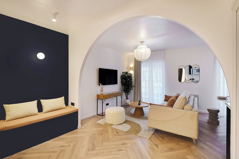 Living area 5, Comfortable Flat - 1br/4p - Montorgueil, Paris