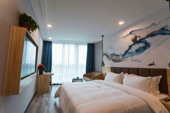Bedroom 3, Qingmu Select Hotel (Jintan No.4 Middle School Yaoban Branch), Changzhou