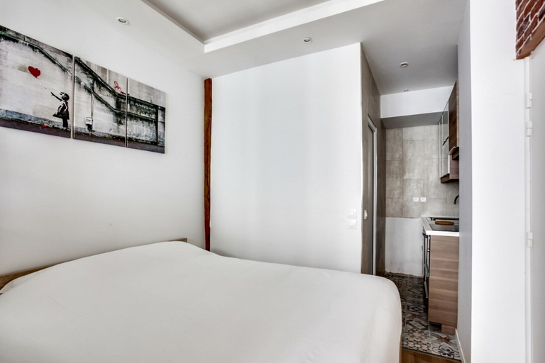 Bedroom 4, Comfortable Apartment - 1br/4p - Palais Garnier, Paris