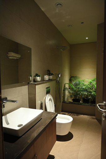 Bathroom 5, 0484 Aero Lounge - Terminal 2, Cochin Airport Hotel, Ernakulam