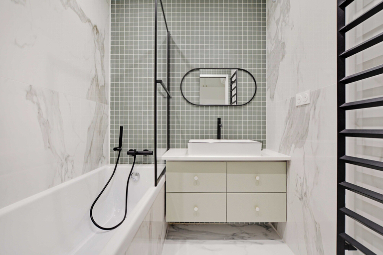 Bathroom 5, Modern, Spacious Apartment Just Outside Paris, Hauts-de-Seine