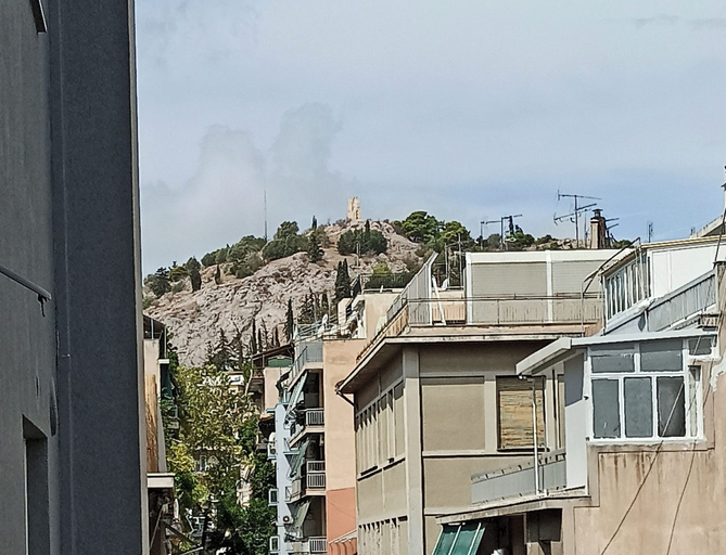 View from property, 2 Bed Flat - Sleeps 5 - Parking - Wifi, Attica