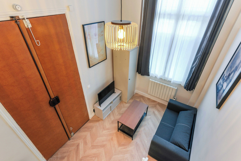 Living area, Comfortable Apartment - 1br/3p - Europe, Paris