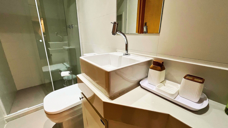 Bathroom 3, Flat Oceânica Deluxe - By Almare, João Pessoa