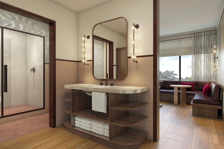 Bathroom 3, The Tallison Hotel, A Tribute Portfolio Hotel, Hamilton