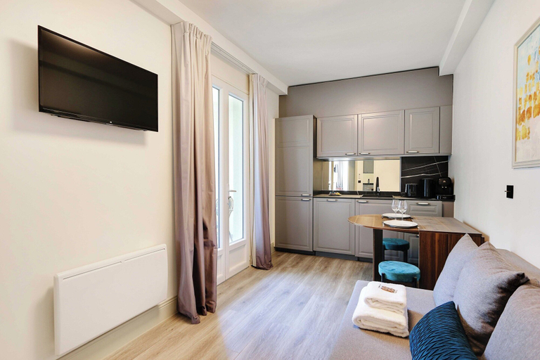 Private kitchen 4, Modern apartment with balcony - 2BR/6P, Paris