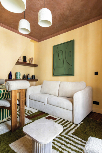 Living area 3, Charm and Comfort - 1bd/4p - Grands Boulevards, Paris