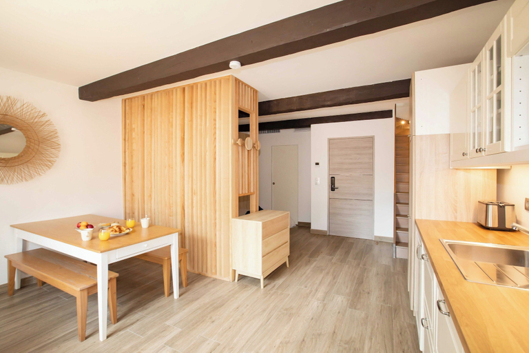 Private kitchen 2, Sublime Flat sea View - Saint Tropez, Var