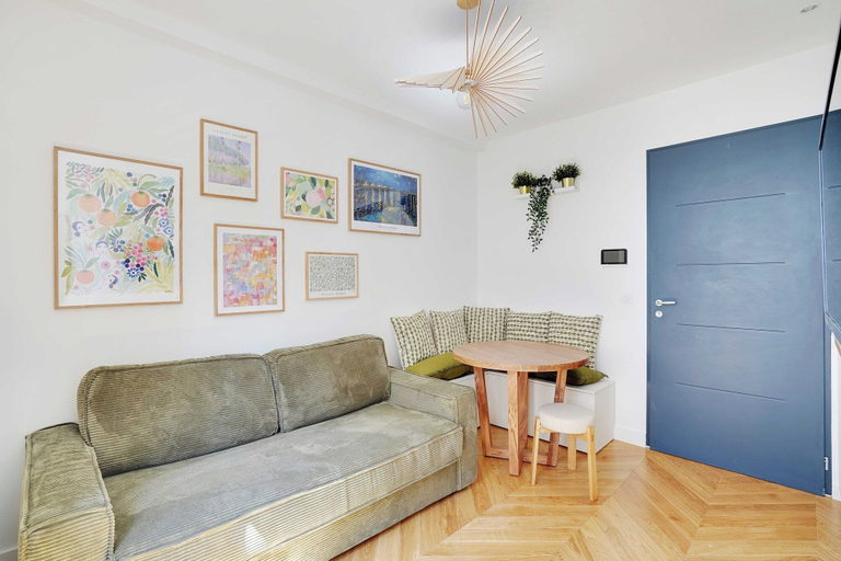 Living area 5, Chic Flat - Montreuil - 1br/ 4P, Val-de-Marne