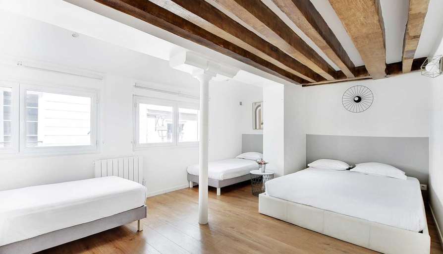Bedroom 3, Spacious Apartment - 4br/15p - Sentier/grand Rex, Paris