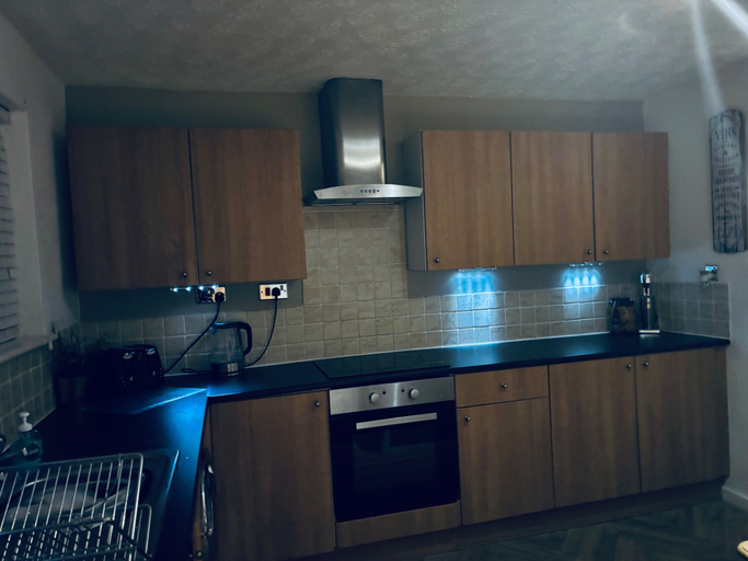 Private kitchen 3, House - Sleeps 6, Hot-tub & Free Parking, Lancashire