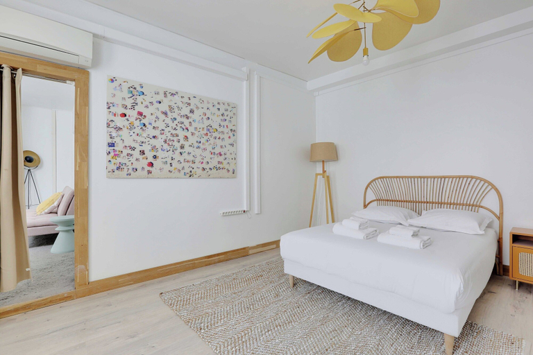 Bedroom 4, Magnificent Apartment With AC- 3br/6p-bastille, Paris