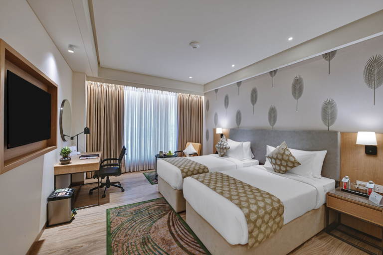 Bedroom 2, The Fern Residency Gandhinagar, Series by Marriott, Gandhinagar