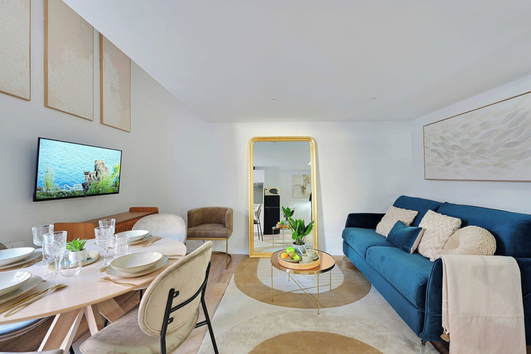 Living area 4, Modern Apartment -1BR/4P- Le Kremlin-Bicêtre, Val-de-Marne