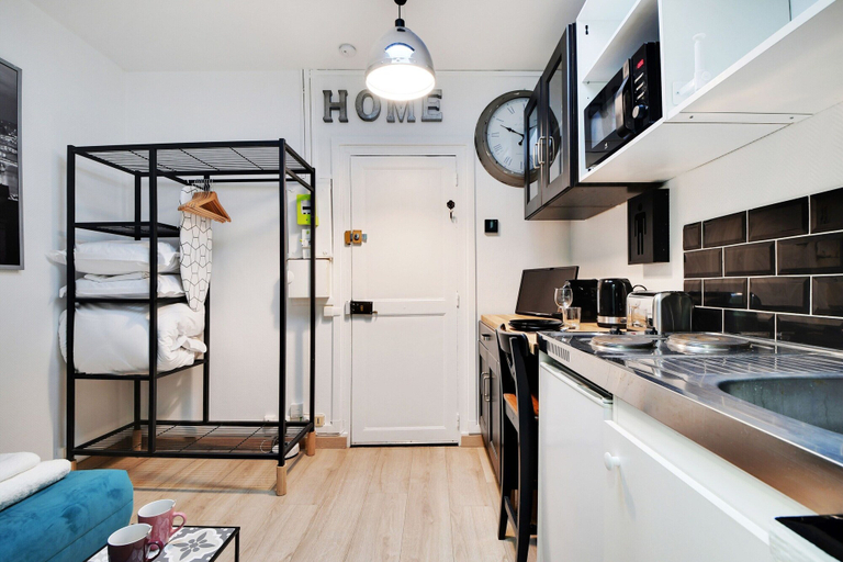 Private kitchen 4, Comfortable Studio - 1P - Porte-dauphine/, Paris