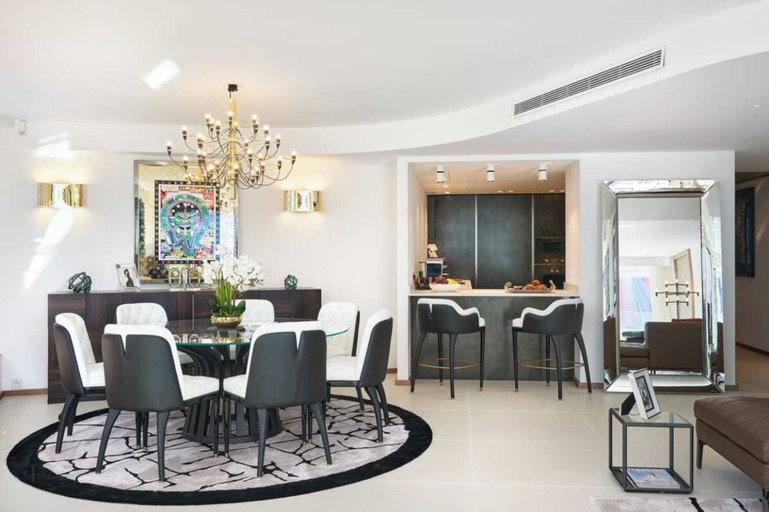 Dining 5, Luxurious 3br/6p Apartment With Terrace - First Croisette Cannes, Alpes-Maritimes