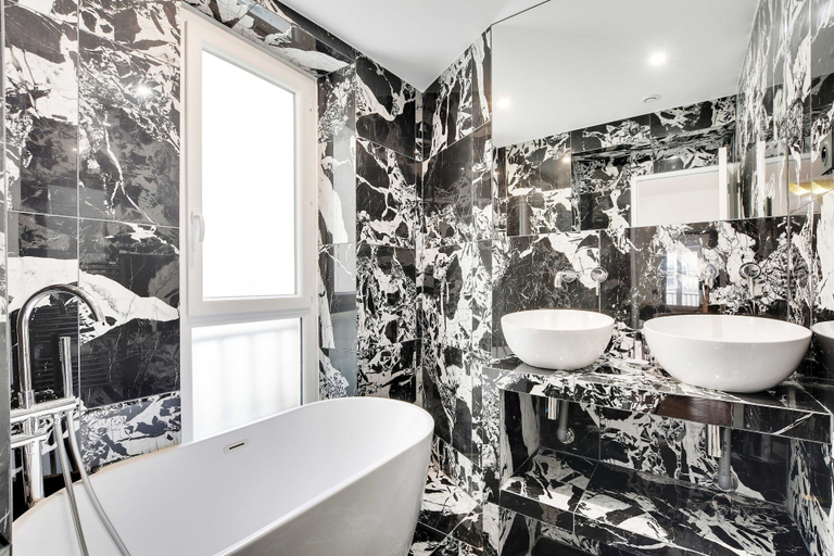 Bathroom 3, Parisian Luxury & Charm With A/C - St Germain, Paris