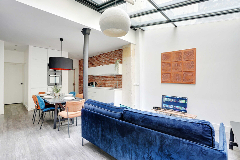 Dining 5, Splendid Apartment - 2br/4p - Sacra-ca\"ur, Paris