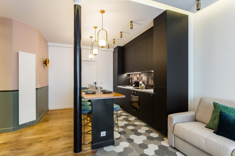 Private kitchen 5, Charming Flat - 2bd/8p - Charonne/bastille, Paris