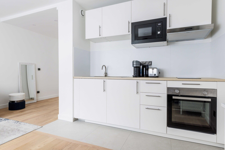 Private kitchen 5, Beautiful Studio for two People - Puteaux, Hauts-de-Seine