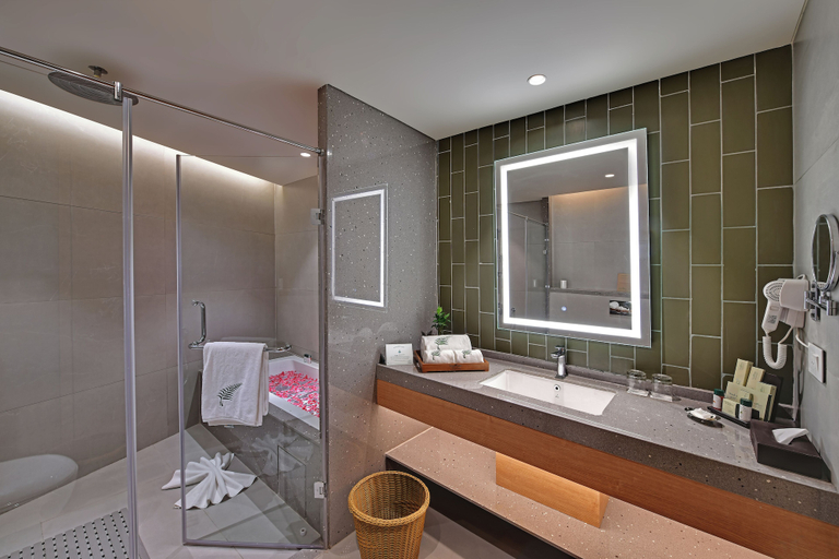 Bathroom 3, The Fern Residency Gandhinagar, Series by Marriott, Gandhinagar