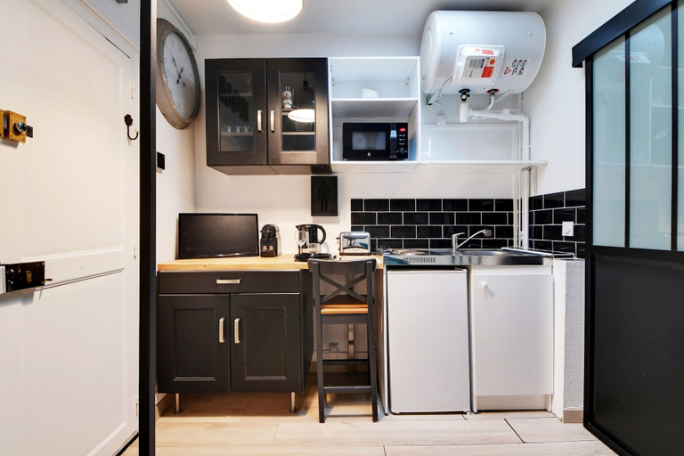 Private kitchen 2, Comfortable Studio - 1P - Porte-dauphine/, Paris
