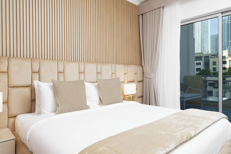 Bedroom 4, Maison Privee - Exclusive Duplex Villa with Panoramic Terrace Overlooking Burj Khalifa, Dubai