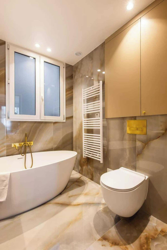 Bathroom 5, Appartement Newly Rebuilt by Architect Lafayette/gare du Nord, Paris