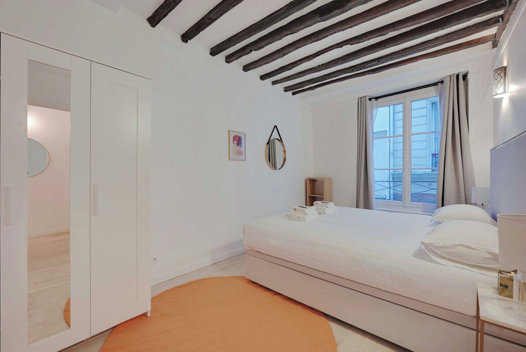 Room 3, Chic & Spacious Apartment - 2br/6p - Sentier, Paris